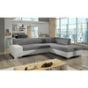 Nurgadiivan Eltap Porto, Sawana 21, Soft 17, 217 x 278 x 74 cm, valge/hall, parem, pesukastiga