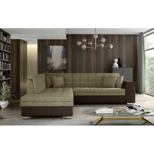 Nurgadiivan Eltap Pieretta Berlin 03, Soft 66, 205 x 260 x 80 cm, helepruun/tumepruun