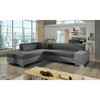 Nurgadiivan Eltap Porto, Sawana 05, Sawana 21, 217 x 278 x 74 cm, hall/tumehall, vasakpoolne, pesukastiga