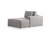 Nurgadiivanvoodi Atelier Del Sofa Pirlo, 260 x 100 x 88 cm, helehall, parem