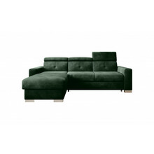 Nurgadiivan Eltap Fresia, Loco 35, 176 x 247 x 104 cm, tumeroheline, vasakpoolne, voodipesukastiga