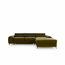 Nurgadiivan Eltap Grayson Nube 33, parem, 205 x 278 x 92 cm, roheline, voodikastiga