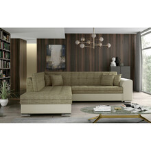 Nurgadiivan Eltap Pieretta Berlin 03, Soft 33, 205 x 260 x 80 cm, helepruun/vasak
