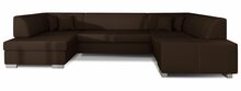 Nurgadiivan Eltap Havana Soft 66, 320 x 207 x 73 cm, vasakpoolne, pruun
