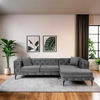 Nurgadiivan Hanah Home Como Eco, antratsiit/must, 270 x 72 x 180 cm