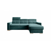 Nurgadiivan Eltap Fresia Velvetmat 38, parem, 176 x 247 x 104 cm, roheline, pesukastiga