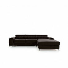 Nurgadiivan Eltap Grayson Nube 22, 205 x 278 x 92 cm, tumepruun, parem, voodipesukastiga
