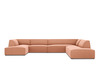 Nurgadiivan Micadoni Home Ruby Panoramic, 366 x 273 x 69 cm, parem, roosa