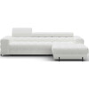 Nurgadiivan Eltap Felro Royal 01, 181 x 285 x 93 cm, parem, valge