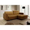 Nurgadiivan Eltap Gomsi Manhattan 45, 165 x 228 x 100 cm, kollane, parem, voodikastiga
