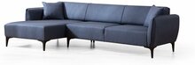 Nurgadiivan Belissimo Hanah Home, 140 x 270 x 67 cm, vasakpoolne, sinine