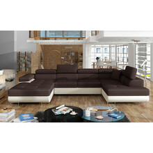 Nurgadiivan Eltap Rodrigo, Sawana 26, Soft 33, 202 x 345 x 90 cm, pruun, parem, voodipesukastiga