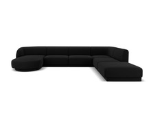 Nurgadiivan Micadoni Home Miley Velvet Panoramic, 327 x 245 x 74 cm, parem, must