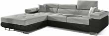 Nurgadiivan Eltap Armando, Sawana 21, Soft 11, 280 x 205 x 90 cm, must/hall, vasakpoolne, voodipesukastiga