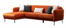 Nurgadiivan Hanah Home Sevilla, 270 x 170 x 85 cm, oranž, vasak