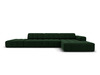 Nurgadiivan Micadoni Home Jennifer Velvet, 341 x 166 x 70 cm, pudelroheline, parem