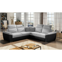 Nurgadiivan Eltap Federico, Sawana 21, Soft 11, 268 x 268 x 102 cm, voodipesukastiga, must/hall