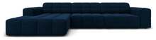 Nurgadiivan Micadoni Home Jennifer Velvet, 284 x 166 x 70 cm, tumesinine, vasak