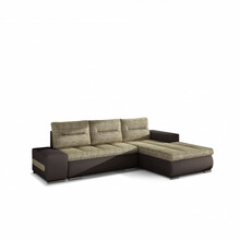 Nurgadiivan Eltap Ottavio Berlin 03, Soft 66, 180 x 275 x 85 cm, pruun/beež, parem, voodipesukastiga