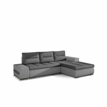 Parempoolne nurgadiivan Eltap Ottavio, Soro 93, Soro 83, 180 x 275 x 85 cm, tumehall, voodipesukastiga