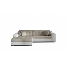 Nurgadiivan Eltap Sorento, Dora 21, Soft 17, 195 x 295 x 80 cm, helepruun, vasak