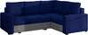 Nurgadiivan Eltap Corona, Kronos 09, Paros 05, 162 x 235 x 90 cm, hall/tumesinine, parem, voodipesukastiga