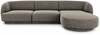 Nurgadiivan Micadoni Home Miley, 259 x 155 x 74 cm, Chenille 4 Seats, parempoolne, hall