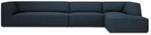Nurgadiivan Micadoni Home Ruby, 366 x 180 x 69 cm, 5-kohaline, tumesinine, parem