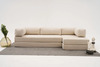 Nurgadiivan Hanah Home Comfort, 290 x 75 x 95 cm, kreem