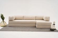 Nurgadiivan Hanah Home Comfort, 290 x 75 x 95 cm, kreem