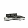 Nurgadiivan Eltap Ottavio Berlin 02, Soft 17, 180 x 275 x 85 cm, valge/tumehall, parem