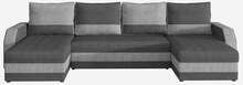 Nurgadiivan Eltap Marion, Paros 06, Paros 05, 146 x 307 x 85 cm, helehall/tumehall, voodipesukastiga