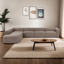 Nurgadiivan Hanah Home Mora, 320 x 69 x 235 cm, heledapruun