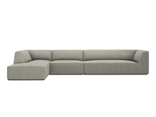 Nurgadiivan Micadoni Home Ruby, 366 x 180 x 69 cm, 5-kohaline, tumehall, vasak