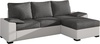 Nurgadiivan Eltap Lusso, Sawana 05, Soft 17, 160 x 245 x 90 cm, valge/tumehall, voodipesukastiga