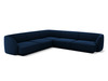 Nurgadiivan Micadoni Home Miley Velvet Symmetrical, 252 x 252 x 74 cm, sinine, 5-kohaline