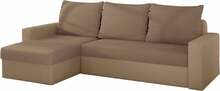 Nurgadiivan Eltap Livio, Alova 66, Alova 07, 150 x 237 x 90 cm, pruun/beež, voodipesukastiga
