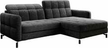 Nurgadiivan Eltap Lorelle Berlin 02, parem, 160 x 225 x 105 cm, must, voodipesukastiga