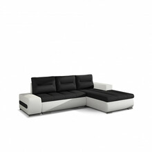 Nurgadiivan Eltap Ottavio, Sawana 14, Soft 17, 180 x 275 x 85 cm, valge/must, parem, voodipesukastiga