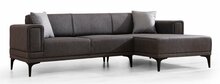 Nurgadiivanvoodi Atelier Del Sofa Horizon, 250 x 140 x 77 cm, tumehall, parem