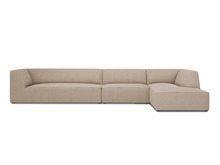 Nurgadiivan Micadoni Home Ruby, 366 x 180 x 69 cm, 5-kohaline, helepruun, parem