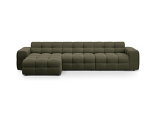 Nurgadiivan Micadoni Kendal, 357 x 173 x 79 cm, vasak nurk, Amazon Green