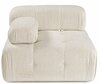 Mooduldiivan Atelier Del Sofa Doblo, 105 x 100 x 80 cm, vasak, kreem