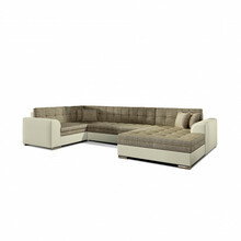 Nurgadiivan Eltap Damario Berlin 03, Soft 33, 189 x 338 x 78 cm, helepruun, parem