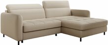 Nurgadiivan Eltap Gomsi Royal 01, parem, 160 x 228 x 100 cm, valge, pesukastiga