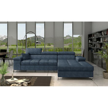 Nurgadiivan Eltap Ricardo Omega 86, 205 x 280 x 90 cm, sinine, parem, voodipesukastiga