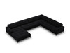 Nurgadiivan Micadoni Mamaia Velvet, 327 x 256 x 75 cm, parem, must
