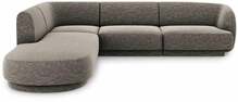 Vasakpoolne nurgadiivan Micadoni Home Miley, 252 x 220 x 74 cm, hall