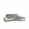 Parempoolne nurgadiivan Eltap Ottavio Berlin 01, Soft 17, 180 x 275 x 85 cm, valge/hall, voodipesukastiga
