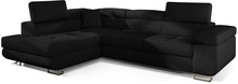 Nurgadiivan Eltap Anton Sawana 14, vasak, 202 x 275 x 90 cm, must, panipaigaga